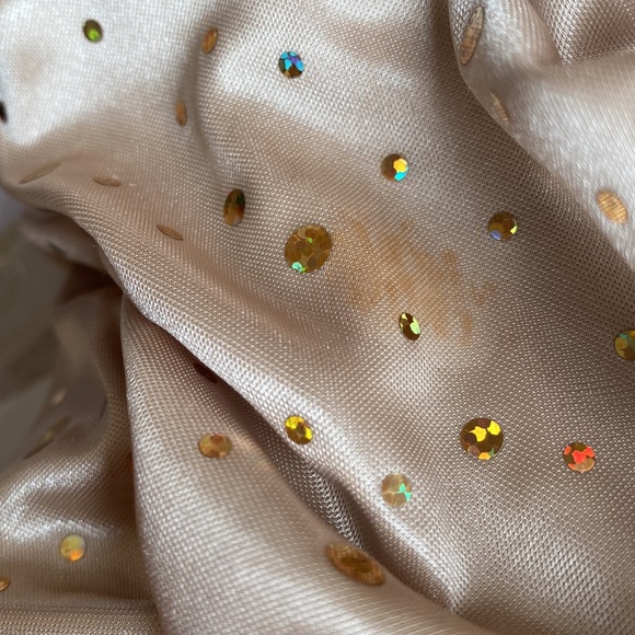 My Michelle gold confetti party dress M - Picture 4 of 6